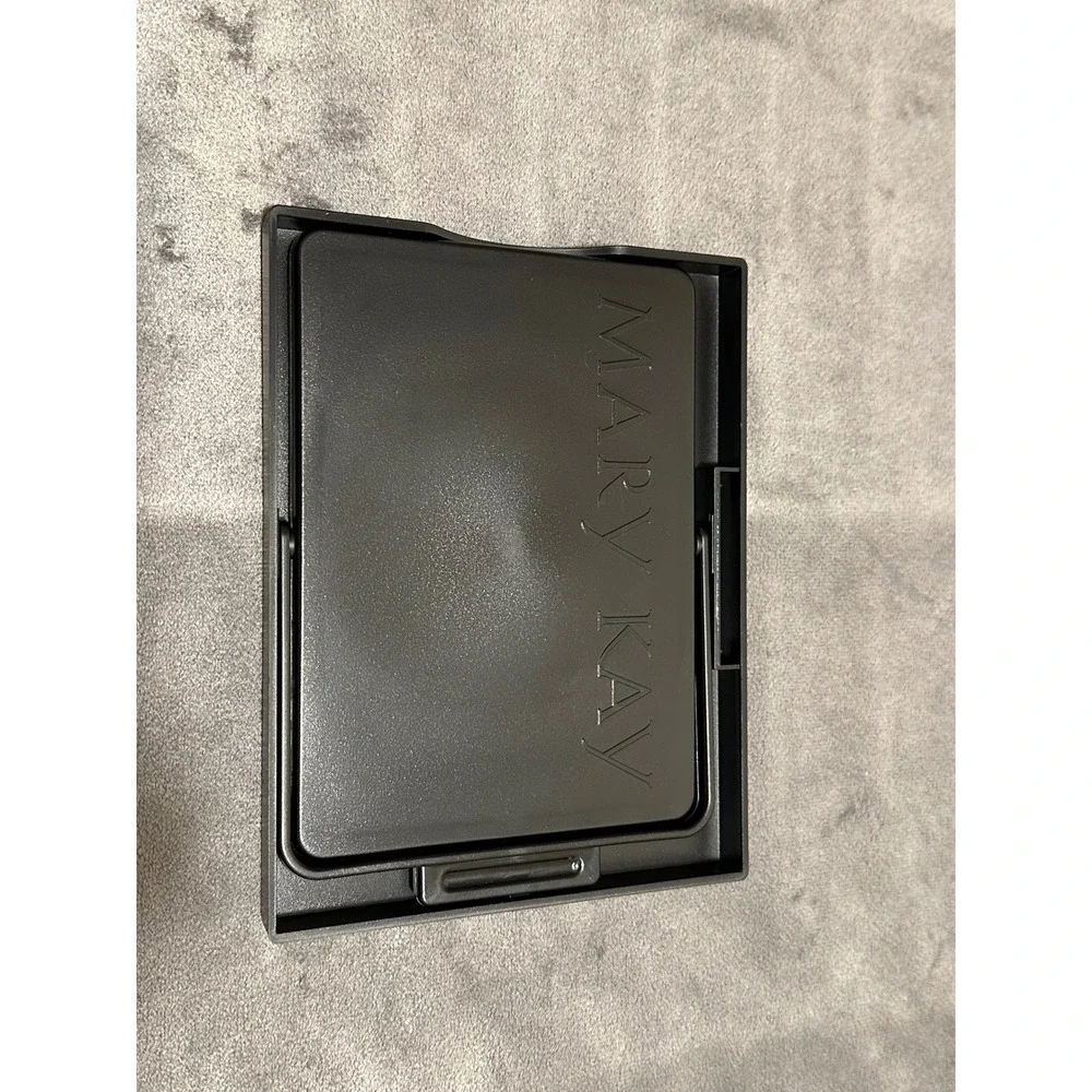 3- Mary Kay Face Case Mirror Black Foldable Travel Vanity Mirror with Pouch New